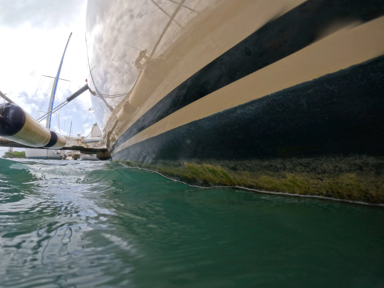 Dirty Hull of a Boat